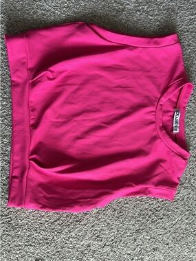 Kids Bright Pink Sleeveless Top
